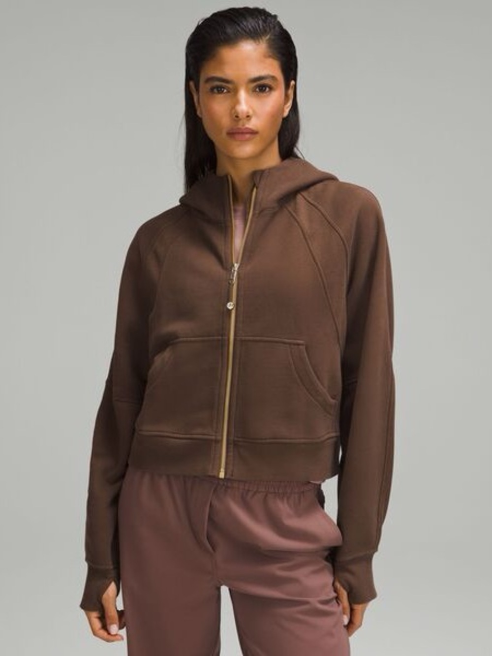Lululemon Scuba Oversized Full-Zip Hoodie - Java Colorway - Size M/L